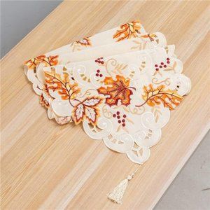 Maple Leaf Table Runner Fall Table Decorations Thanksgiving Decorations 15''x67'